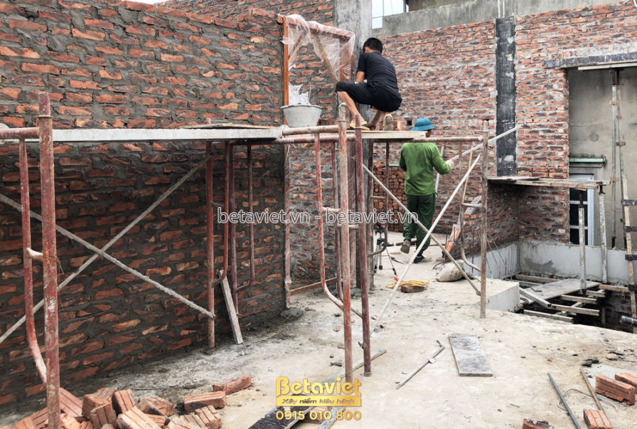 Thi công biệt thự 3 tầng TC21153, giai đoạn thi công phần thô – kết cấu phần thô (9)