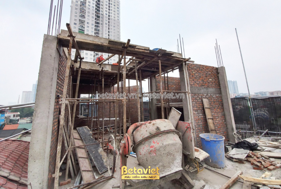 Thi công biệt thự 5 tầng TC21061, giai đoạn thi công phần thô – kết cấu phần thô (15)