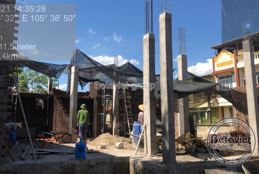 Thi công biệt thự 3 tầng hiện đại TC21062, giai đoạn thi công phần thô – mặt ngoài công trình (16)