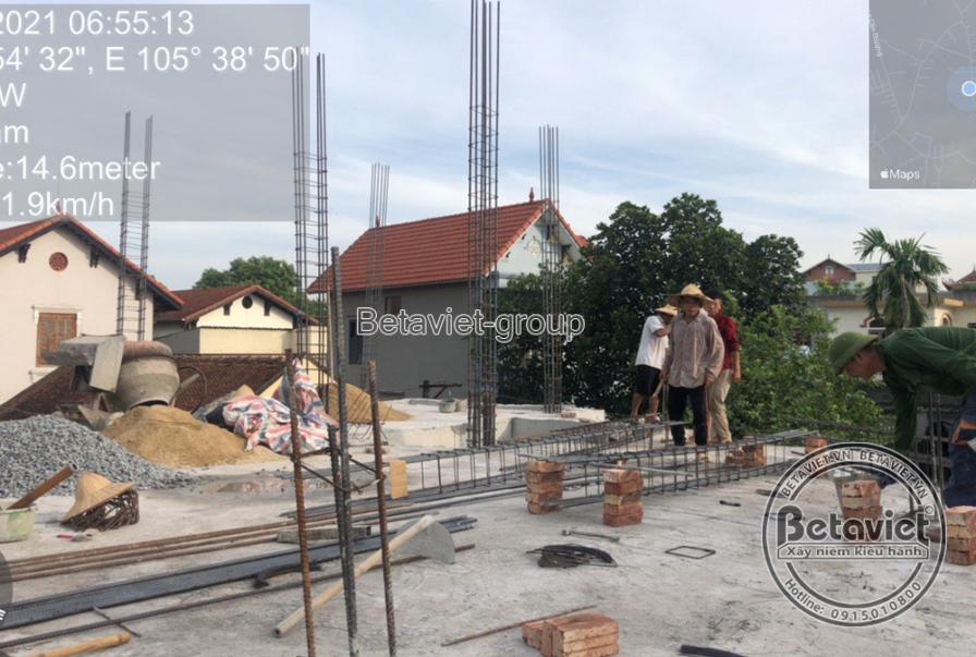 Thi công biệt thự 3 tầng hiện đại TC21062, giai đoạn thi công phần thô – kết cấu phần thô (6)