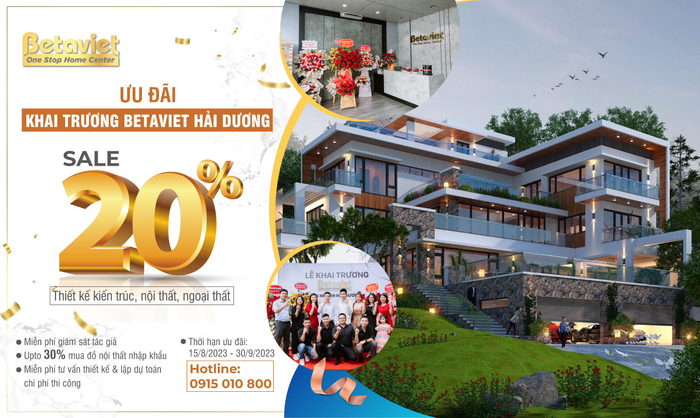 NGẬP TRÀN ƯU ĐÃI – KHAI TRƯƠNG BETAVIET HẢI DƯƠNG