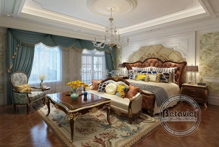 Xu hướng thiết kế nội thất phòng ngủ 40m2 sang trọng – hình 3