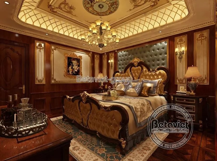 Xu hướng thiết kế nội thất phòng ngủ 40m2 sang trọng – hình 5