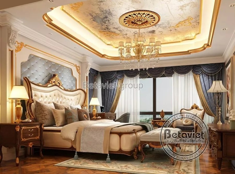 Xu hướng thiết kế nội thất phòng ngủ 40m2 sang trọng – hình 6