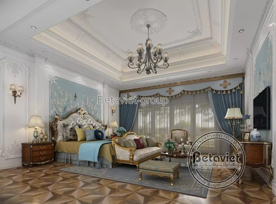 Xu hướng thiết kế nội thất phòng ngủ 40m2 sang trọng – hình 7