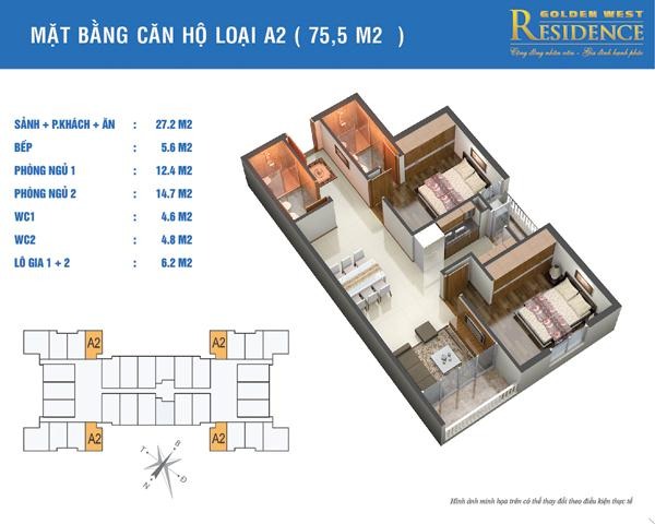 dự án chung cư golden west