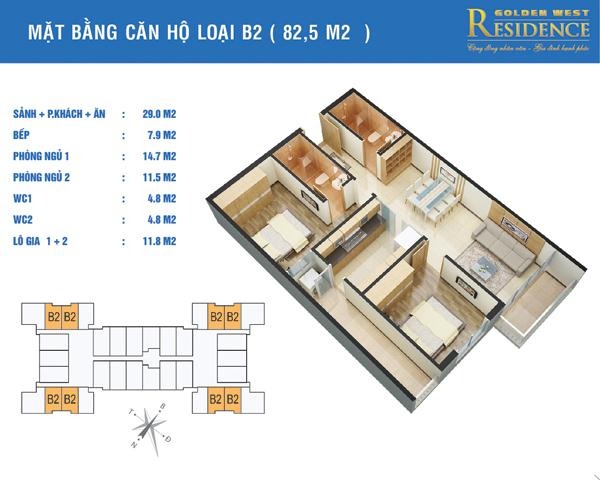 dự án chung cư golden west