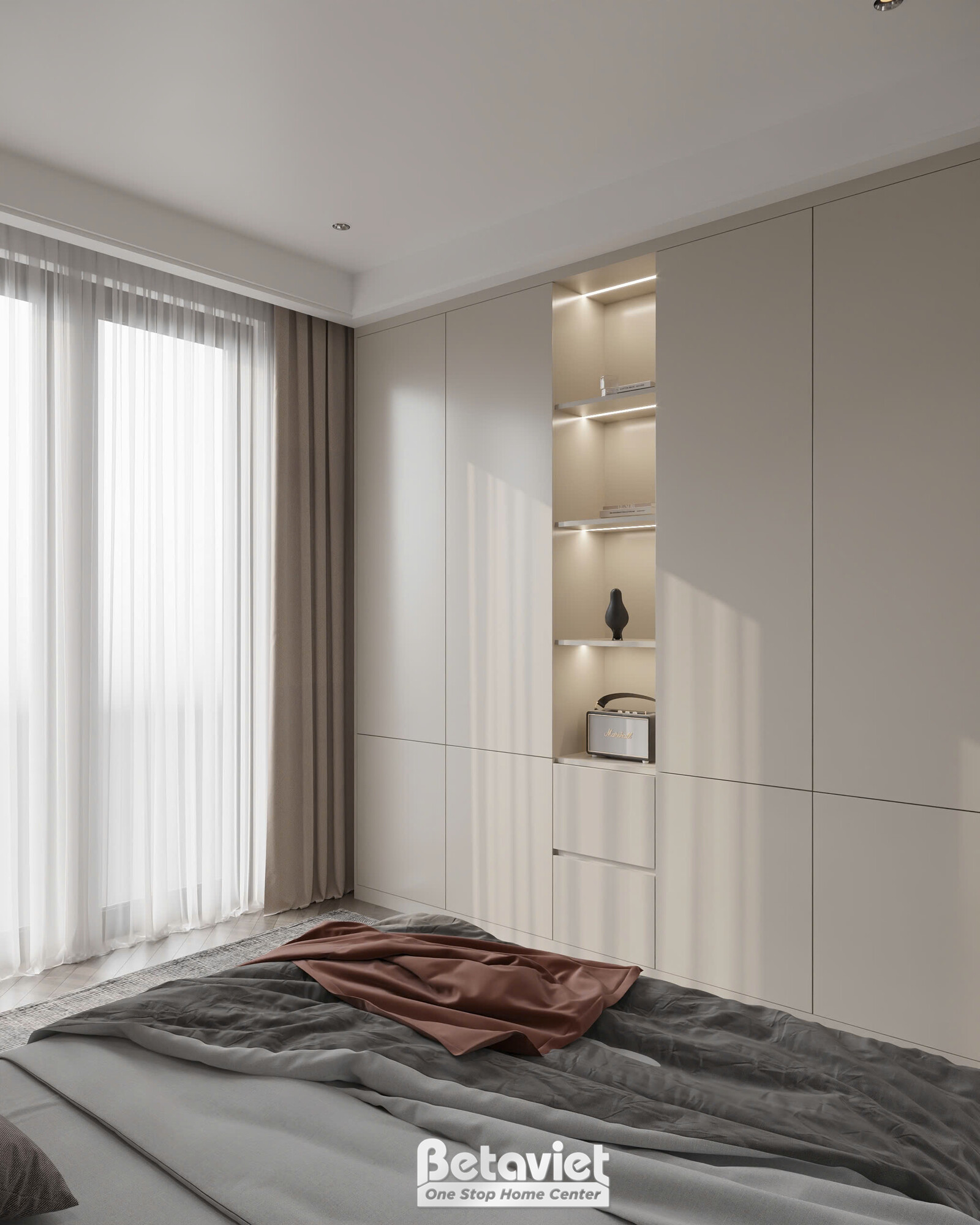Nội thất phòng ngủ trẻ em biệt thự truyền thống NT2008394 – góc nhìn 5