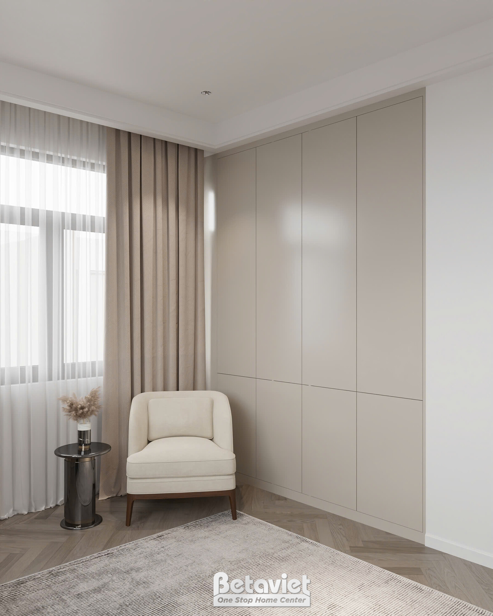Nội thất phòng ngủ biệt thự truyền thống NT2008394 – góc nhìn 7