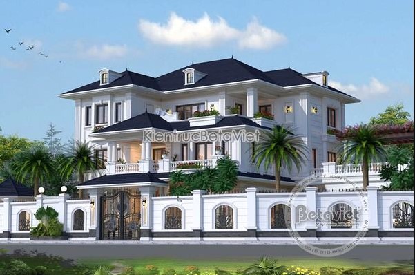 Những thiết kế biệt thự vườn 3 tầng xanh mát theo xu hướng Châu Âu