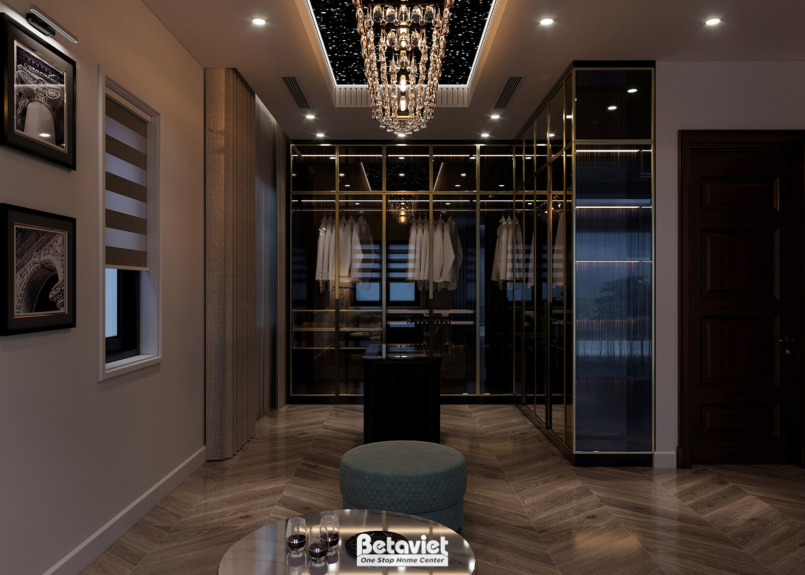Nội thất phòng ngủ biệt thự hiện đại luxury NT5003639 – góc nhìn 7
