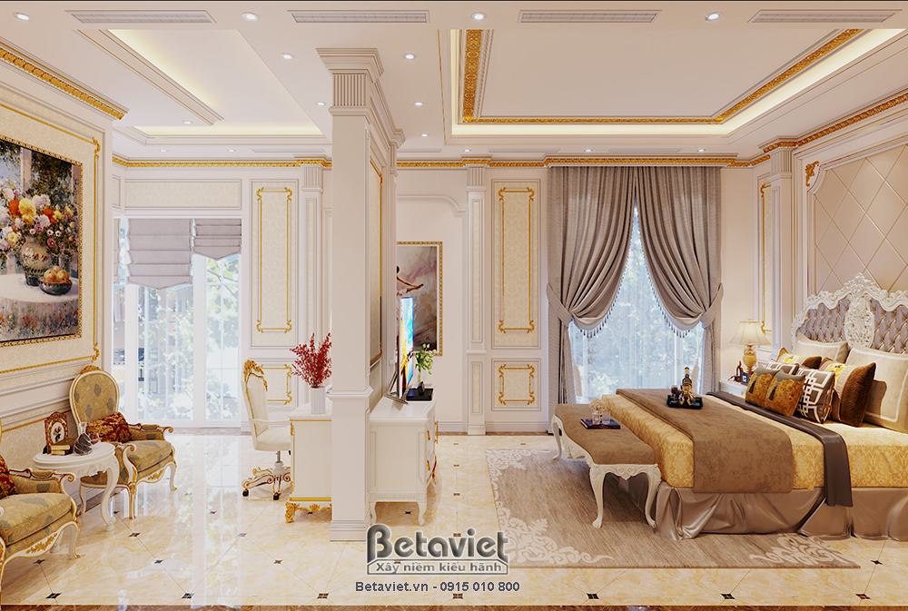Xu hướng thiết kế nội thất phòng ngủ 40m2 sang trọng – hình 15