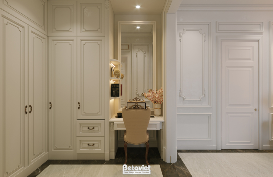 Nội thất phòng trang điểm biệt thự Art Deco KĐT Vinhomes Imperia NT22014