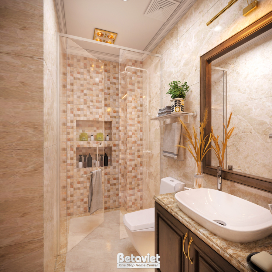 Thiết kế nội thất phòng tắm KĐT Vinhomes Grand Park NT21163