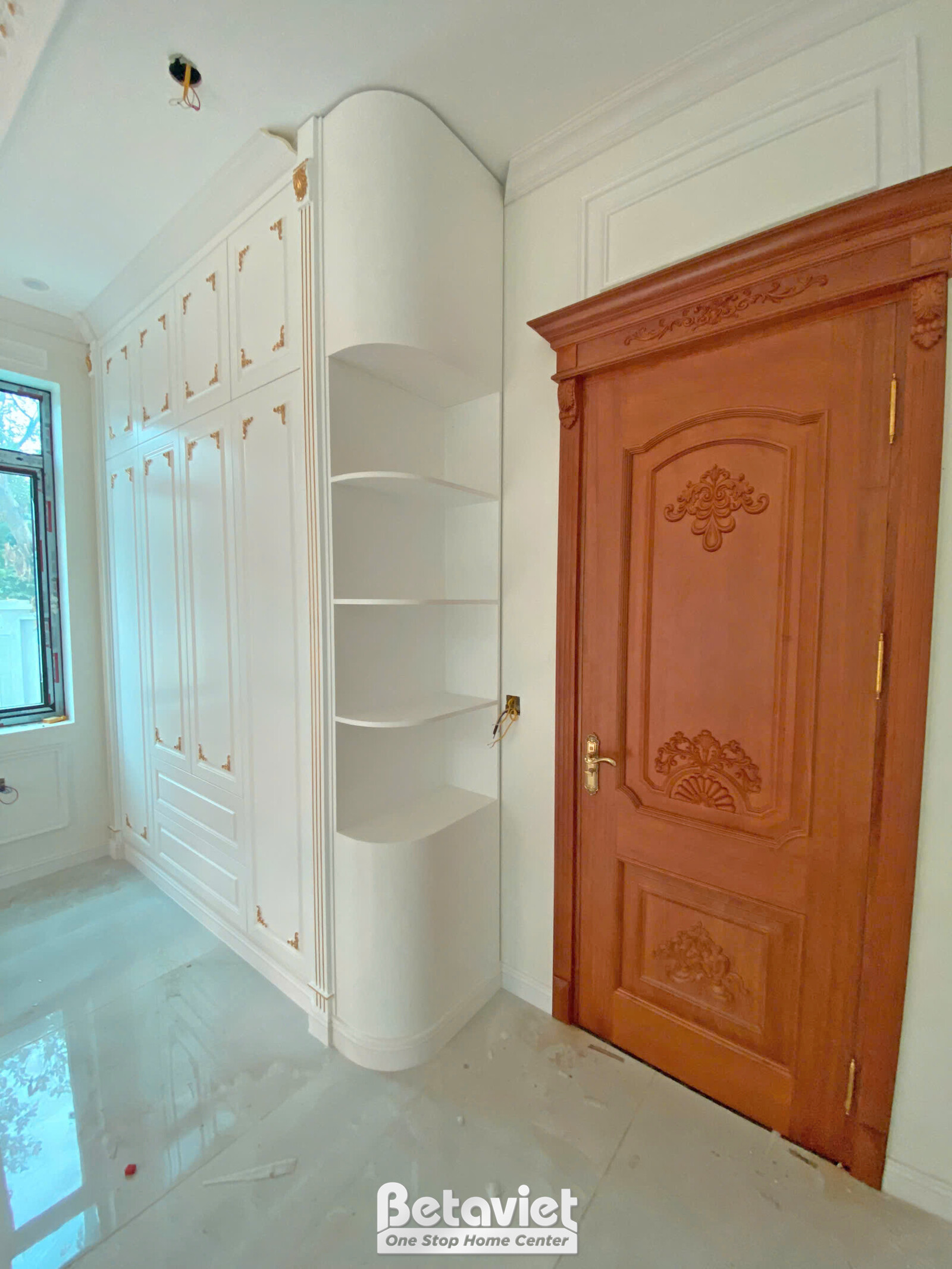 Thi công biệt thự 2 tầng tân cổ điển TC23134, giai đoạn lắp đặt hoàn thiện – chi tiết hoàn thiện (2)