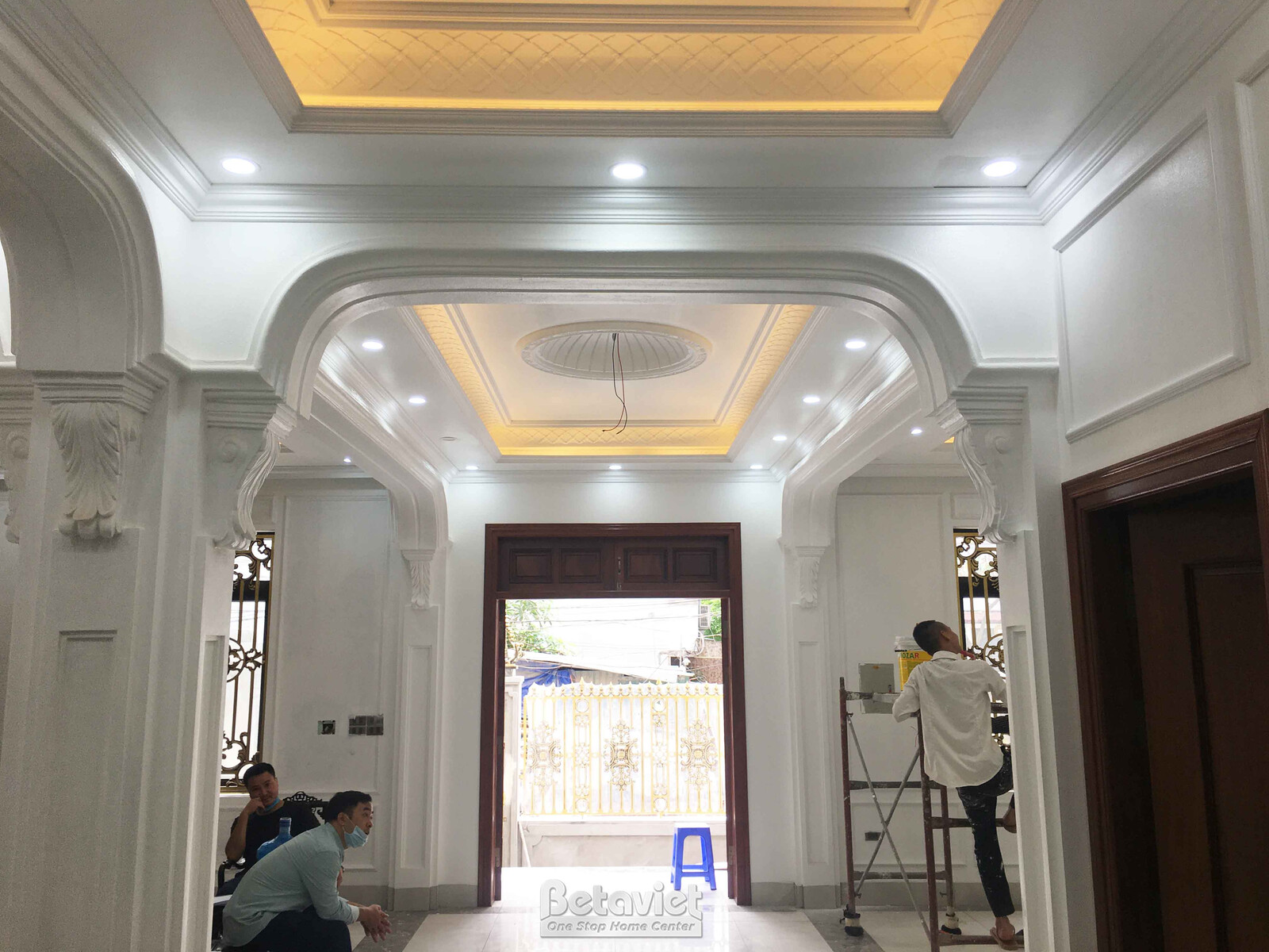 Thi công biệt thự TC24835, giai đoạn thi công nội thất – chi tiết hoàn thiện (3)