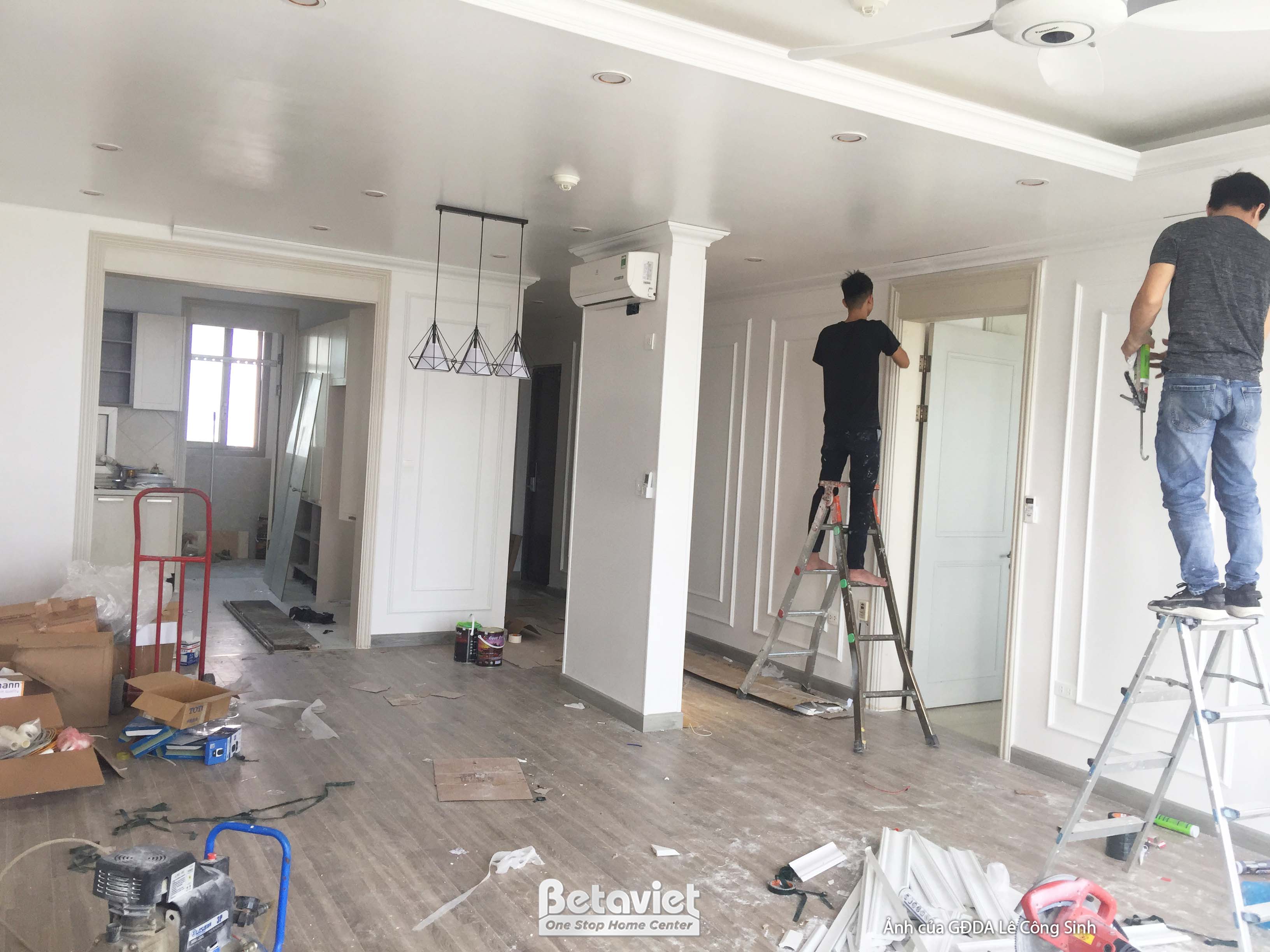 Phần thô Tiến độ thi công căn hộ cao cấp Huyndai Hillstate – TC24936