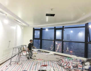 Thi công nội thất chung cư – căn hộ hiện đại Roman Plaza – TC24977