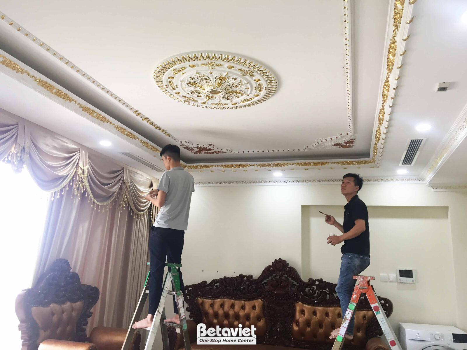 Thi công biệt thự TC24732, giai đoạn thi công nội thất – chi tiết hoàn thiện (8)