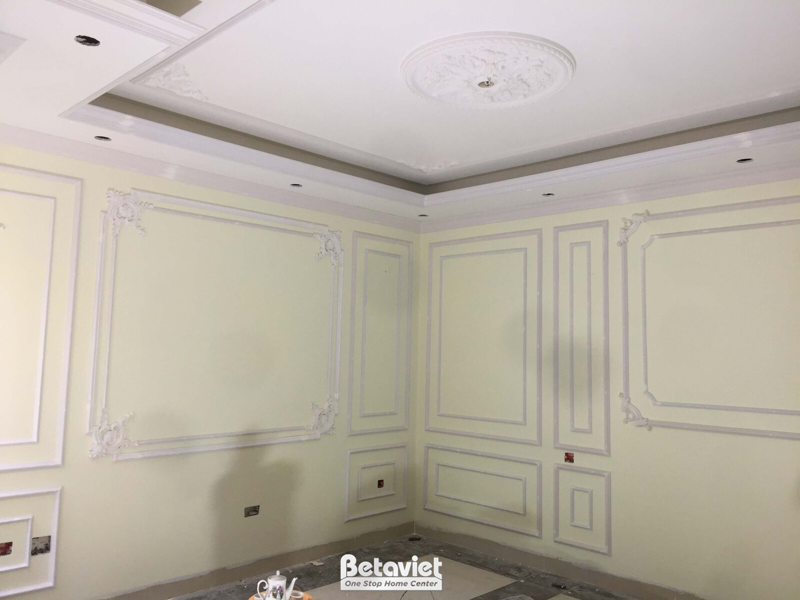 Thi công biệt thự TC24963, giai đoạn thi công nội thất – chi tiết hoàn thiện