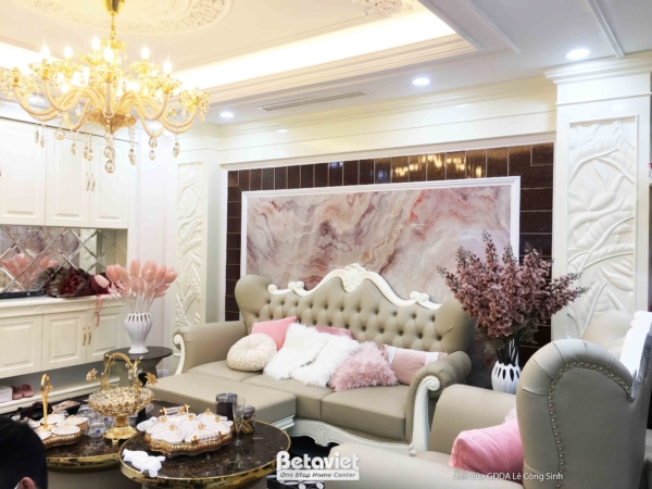 Thi công nội thất căn hộ tân cổ điển Ban cơ yếu Chính Phủ – TC24974
