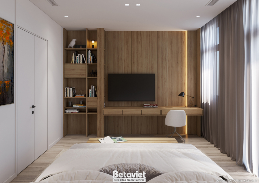 Nội thất phòng ngủ biệt thự hiện đại luxury NT24541 – góc nhìn 4