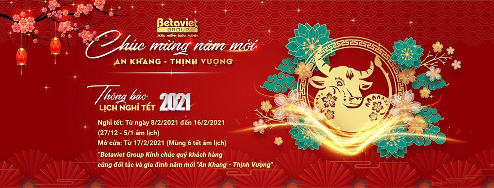 Thông báo lịch nghỉ Tết âm lịch 2021