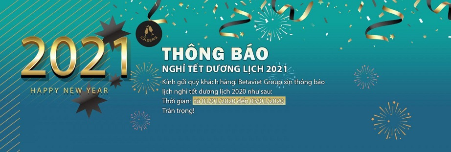 Thông báo lịch nghỉ Tết dương lịch 2021