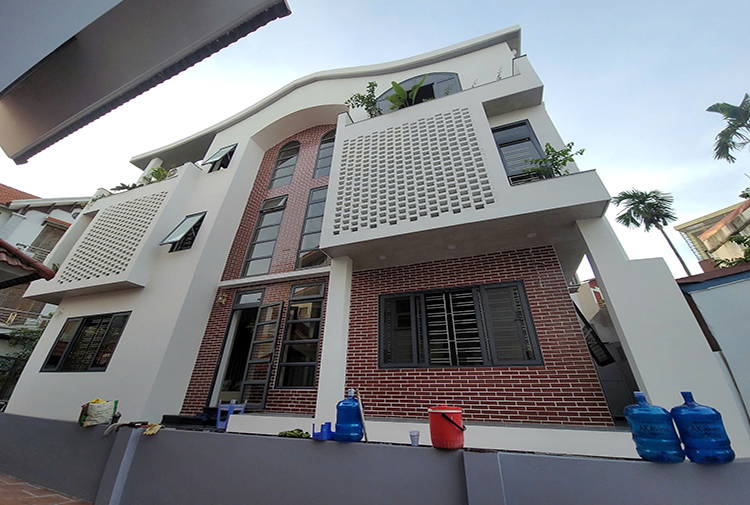 Thi công biệt thự hiện đại 3 tầng 100m2 tại Hà Nội