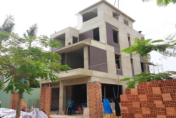 Thi công xây dựng biệt thự 4 tầng tại Bắc Giang TC24621
