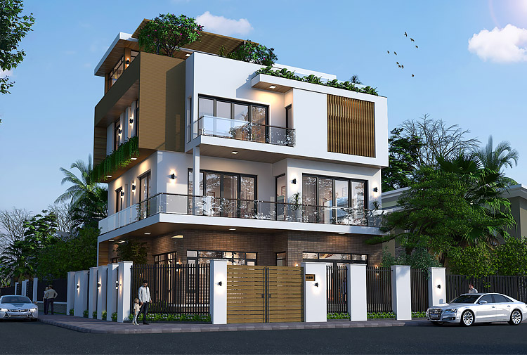 Biệt thự luxury 4 tầng Hải Dương 600m2