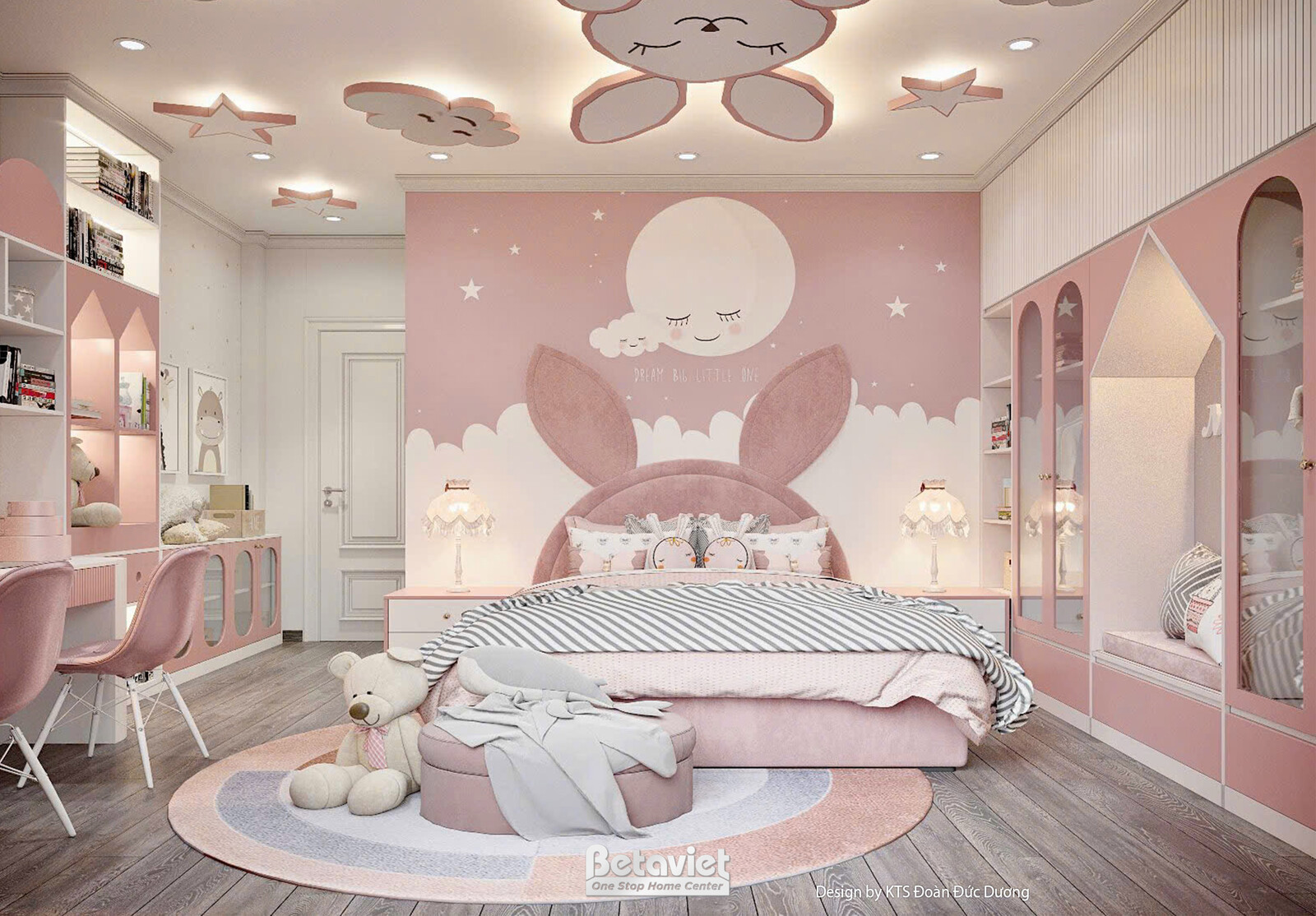 Nội thất phòng ngủ biệt thự hiện đại luxury NT24583 – góc nhìn 6