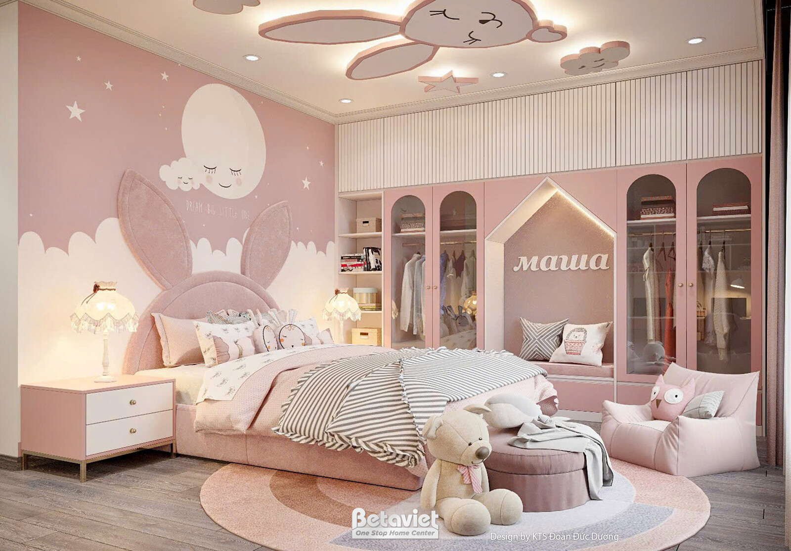 Nội thất phòng ngủ biệt thự hiện đại luxury NT24583 – góc nhìn 7