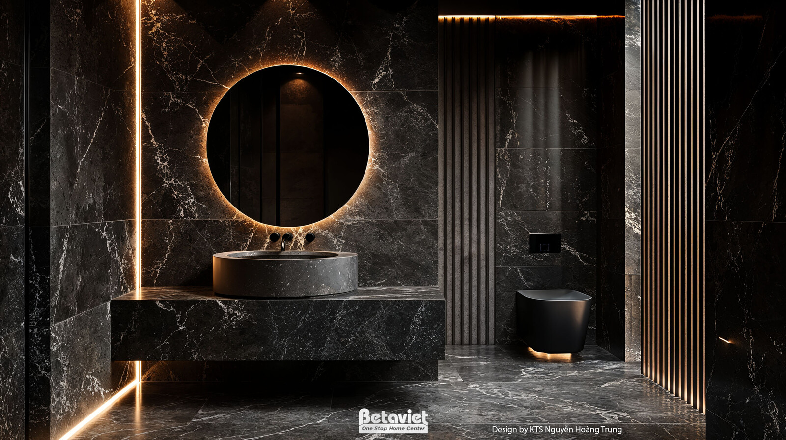 Biệt thự 3 tầng hiện đại luxury KT24734 – phòng tắm
