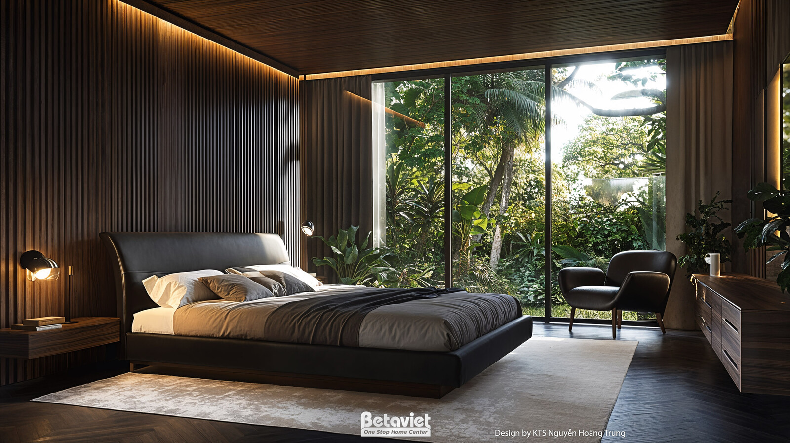 Biệt thự 3 tầng hiện đại luxury KT24734 – phòng ngủ