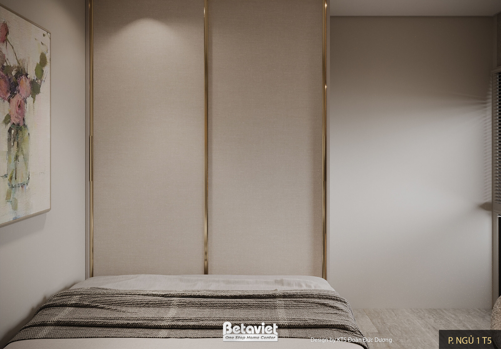 Nội thất phòng ngủ biệt thự hiện đại luxury NT24587 – góc nhìn 5
