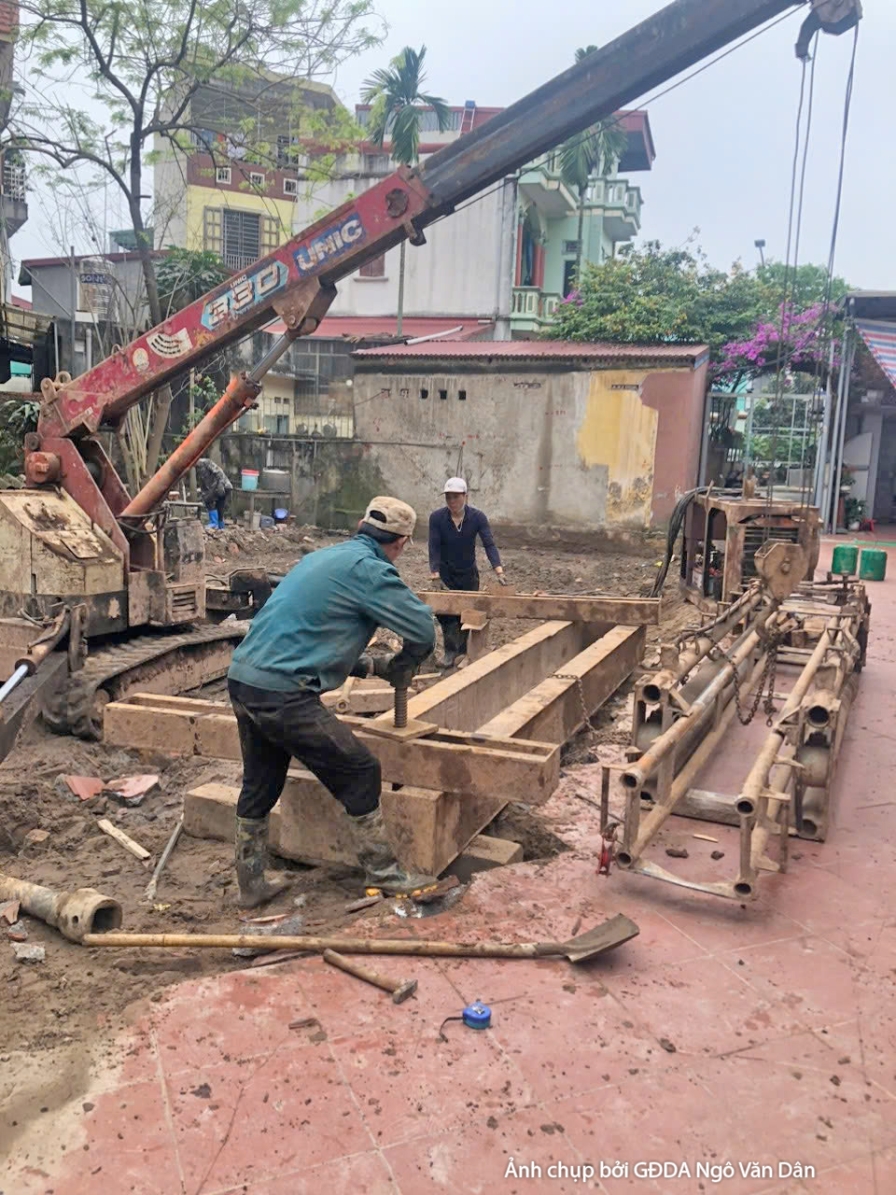 Thi công biệt thự 3 tầng hiện đại TC24886, giai đoạn thi công phần thô – kết cấu phần thô