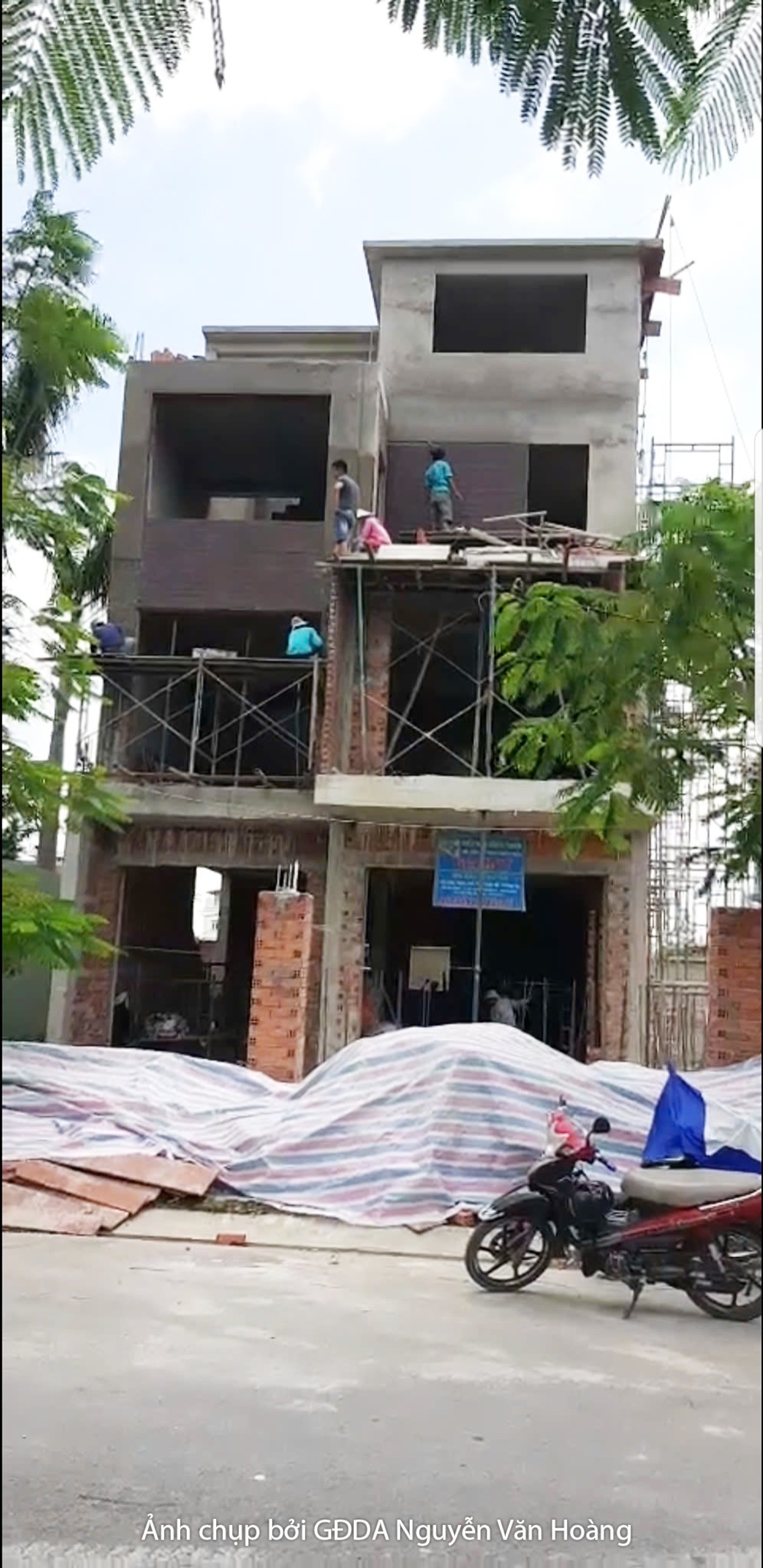 Thi công xây dựng biệt thự 4 tầng tại Bắc Giang TC24621