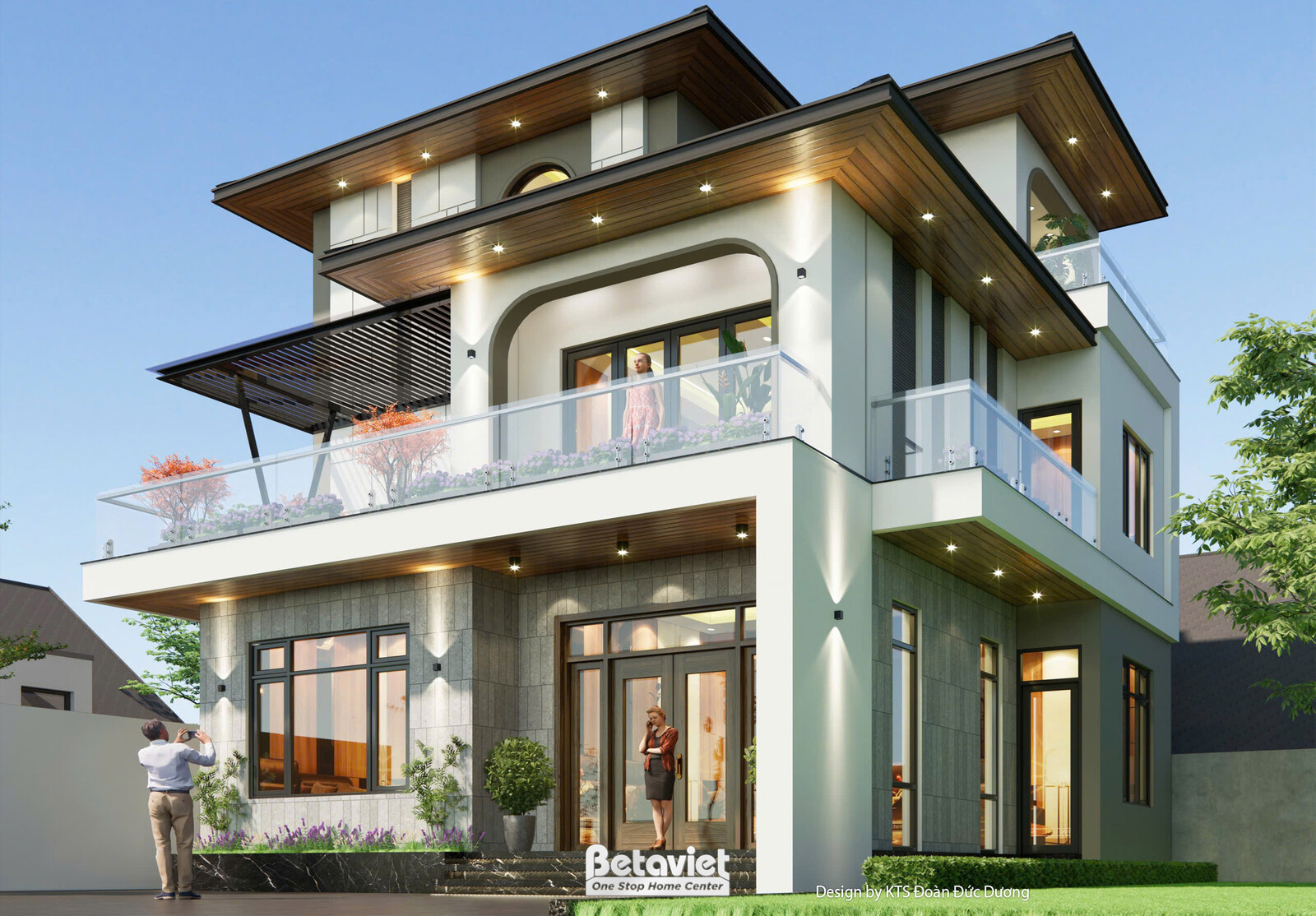 Nội thất phòng tắm biệt thự hiện đại NT24585 – góc nhìn 3