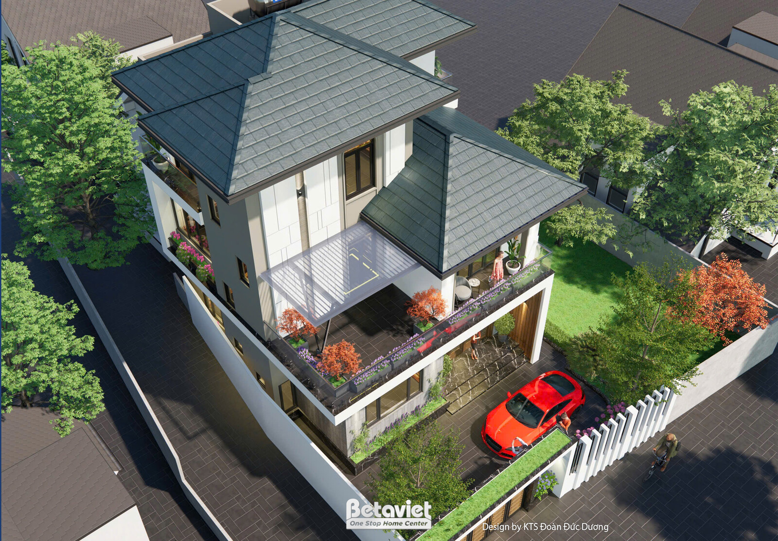 Nội thất phòng tắm biệt thự hiện đại NT24585 – góc nhìn 5