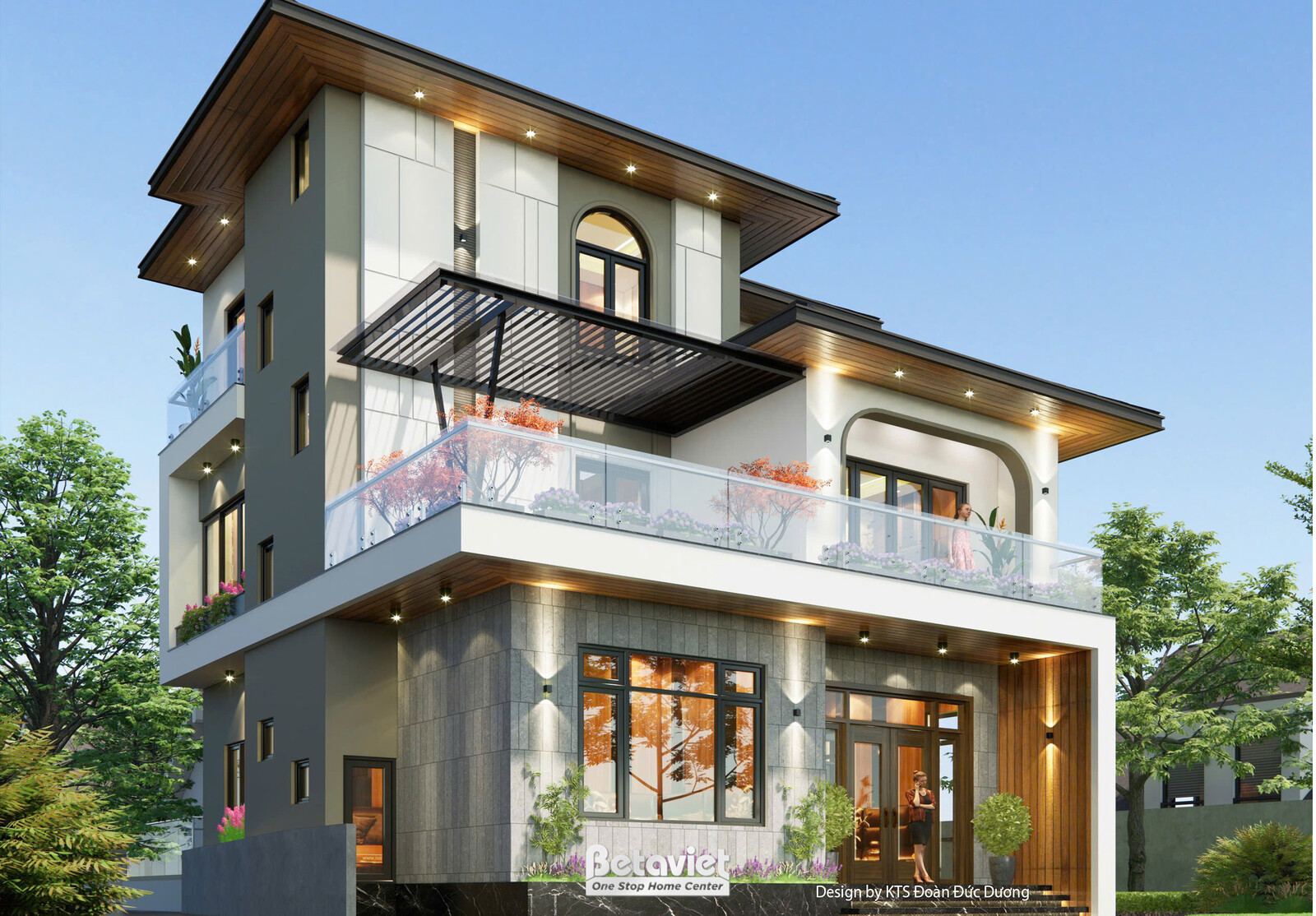 Nội thất phòng tắm biệt thự hiện đại NT24585 – góc nhìn 2