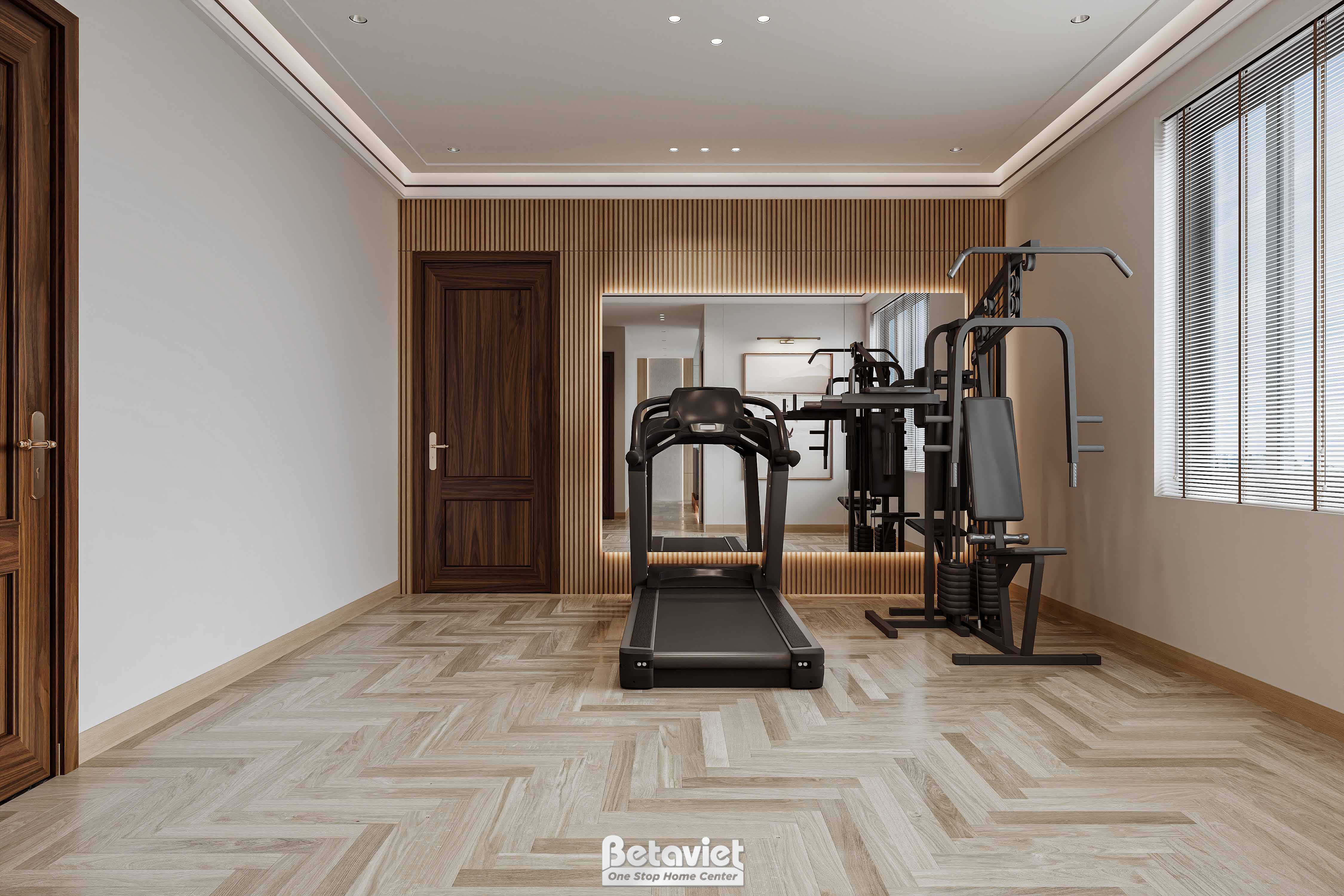 Thiết kế nội thất phòng tập gym biệt thự NT5511853