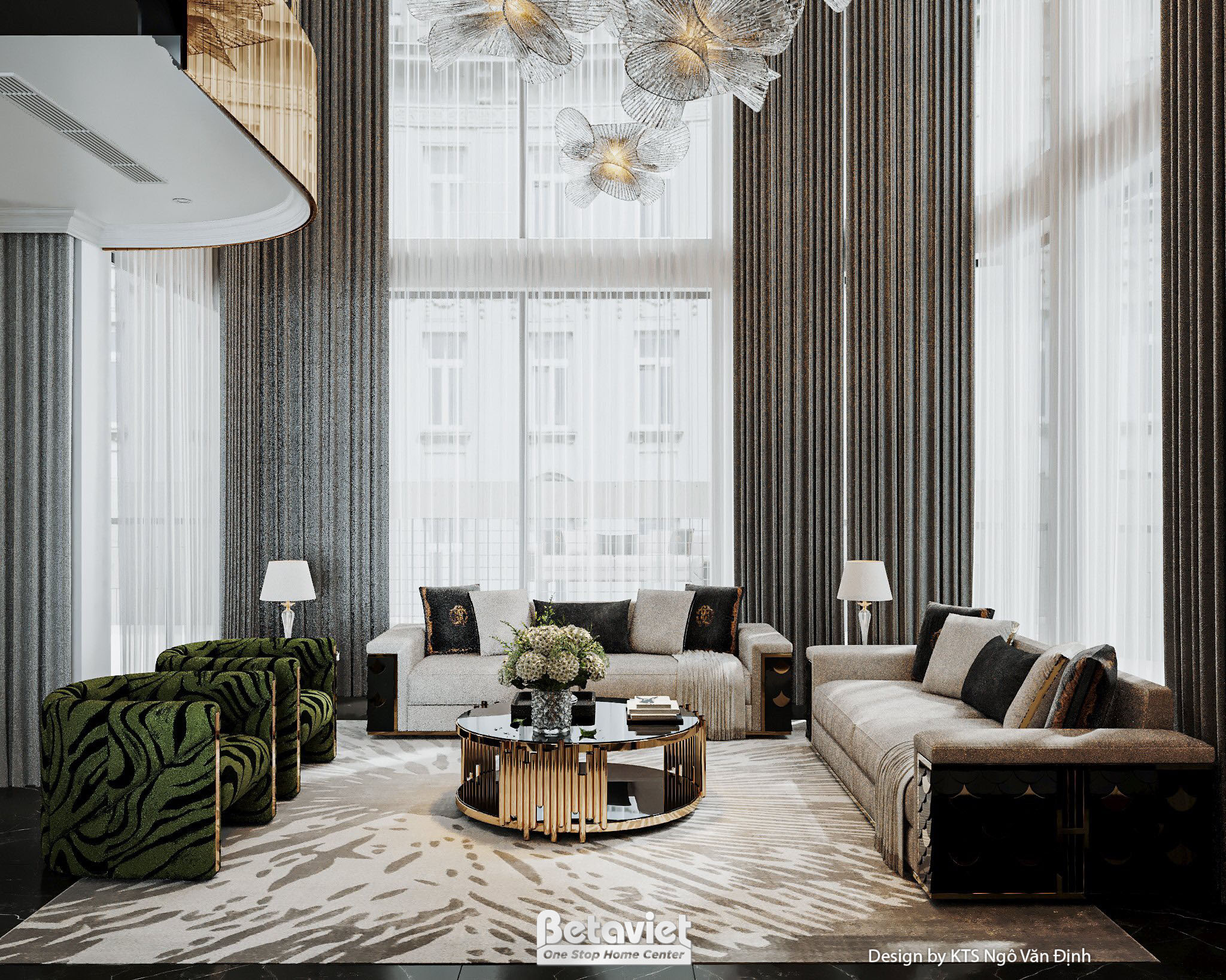 Mẫu thiết kế căn hộ Duplex hiện đại luxury tại Hà Nội NT24710