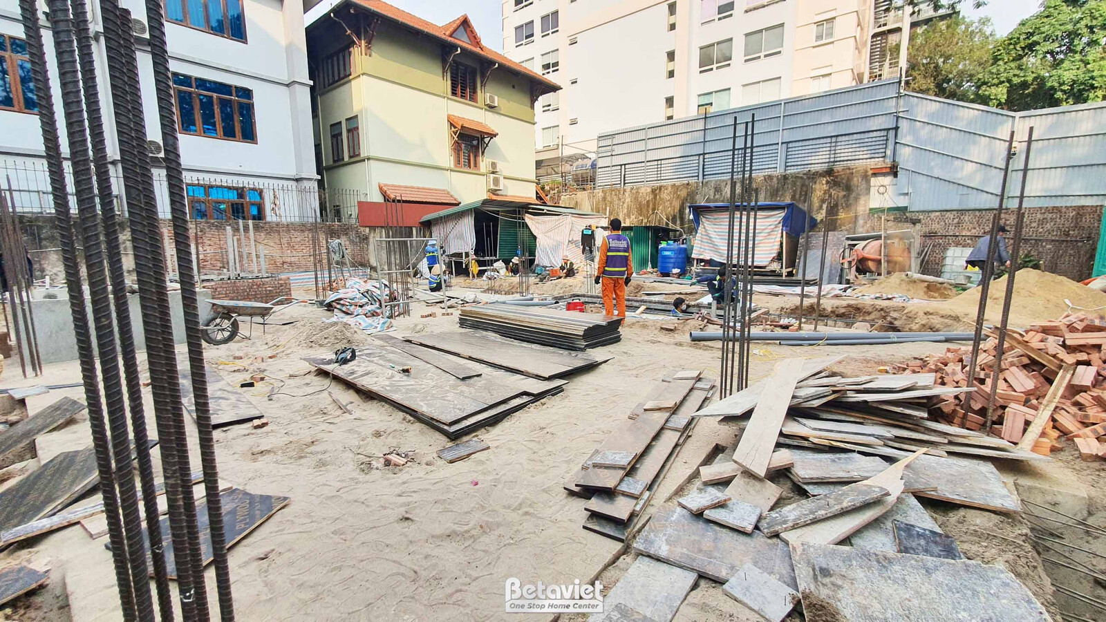Thi công biệt thự 3 tầng tân cổ điển TC2009134, giai đoạn thi công phần thô – kết cấu phần thô (28)
