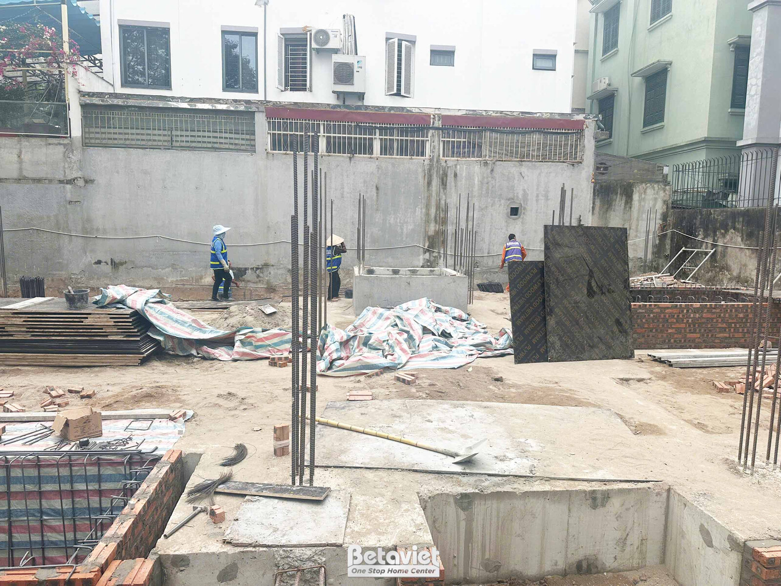 Thi công biệt thự 3 tầng tân cổ điển TC2009134, giai đoạn thi công phần thô – kết cấu phần thô (20)