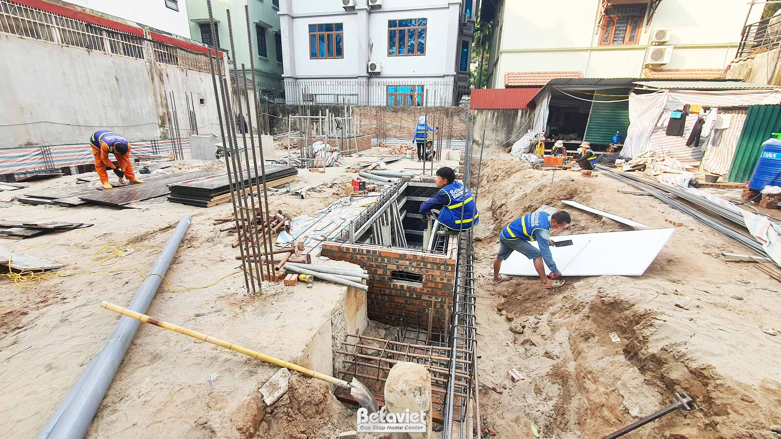Thi công biệt thự 3 tầng tân cổ điển TC2009134, giai đoạn thi công phần thô – kết cấu phần thô (27)