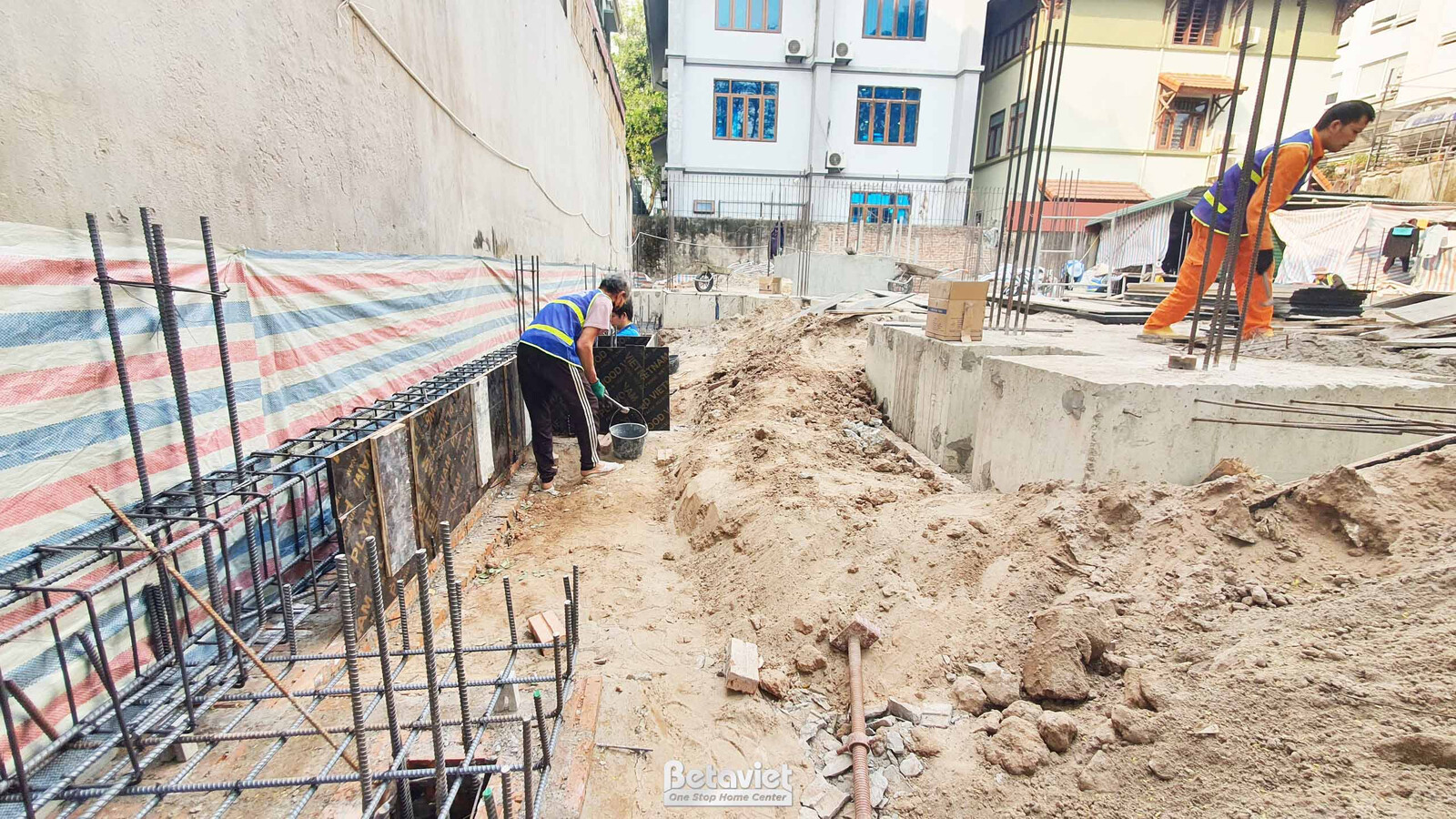 Thi công biệt thự 3 tầng tân cổ điển TC2009134, giai đoạn thi công phần thô – kết cấu phần thô (26)