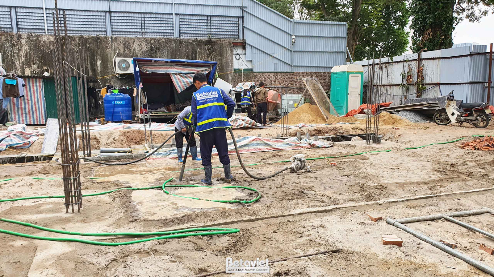 Thi công biệt thự 3 tầng tân cổ điển TC2009134, giai đoạn thi công phần thô – kết cấu phần thô (9)