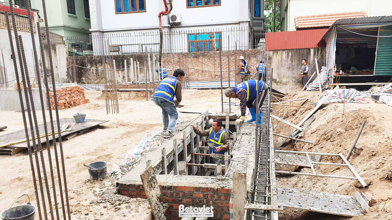 Thi công biệt thự 3 tầng tân cổ điển TC2009134, giai đoạn thi công phần thô – kết cấu phần thô (23)