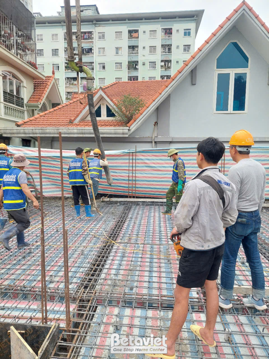 Thi công biệt thự 3 tầng tân cổ điển TC2009134, giai đoạn thi công phần thô – kết cấu phần thô (4)